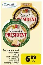 Carrefour Ser camembert z ziołami prowansalskimi President oferta