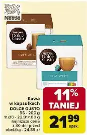 Carrefour Kawa cafe au lait Nescafe Dolce Gusto oferta