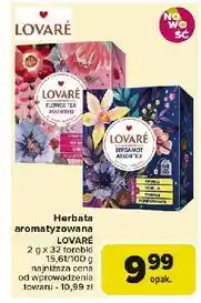 Carrefour Herbata ekspresowa flower tea assorted Lovare oferta