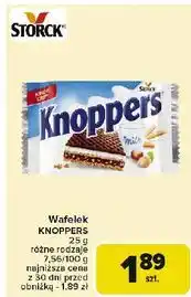 Carrefour Wafelek Knoppers oferta