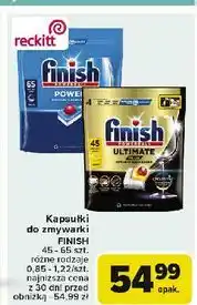 Carrefour Tabletki do zmywarki lemon Finish Power All In 1 oferta