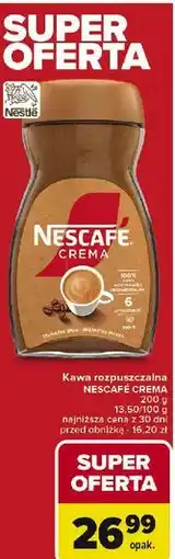 Carrefour Kawa Nescafe Crema oferta