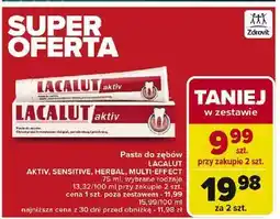 Carrefour Pasta do zębów Lacalut Multi-Effect oferta