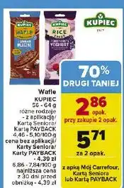 Carrefour Wafle ryżowe polewa jogurtowa owoce leśne Kupiec oferta
