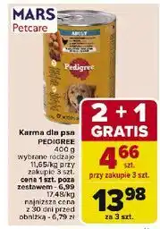 Carrefour Karma dla psa z kurczakiem i marchewką w galaretce Pedigree oferta