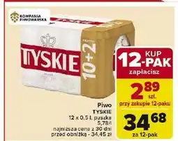 Carrefour Piwo Tyskie Gronie oferta