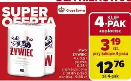 Carrefour Piwo Żywiec Jasne Pełne oferta