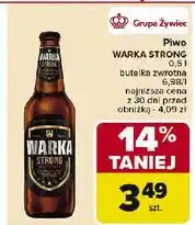 Carrefour Piwo Warka Strong oferta