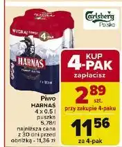 Carrefour Piwo Harnaś Jasne Pełne oferta