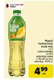 Carrefour Napój green ice tea citrus Fuzetea oferta