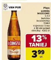 Carrefour Piwo Łomża Miodowe oferta