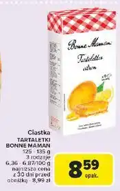 Carrefour Tartaletki z nadzieniem cytrynowym Bonne Maman oferta