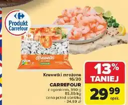 Carrefour Krewetki mrożone 16/20 Carrefour Extra oferta