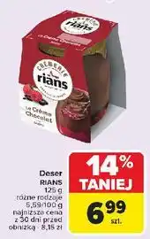Carrefour Deser czekoladowy z maliną Rians oferta