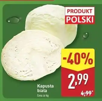 ALDI Kapusta biała polska oferta