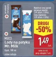 ALDI Lód cocoa Mucci Mr. Milk oferta