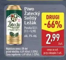 ALDI Piwo Zatecky Svetly Lezak oferta