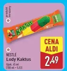 ALDI Lody cytrynowo-truskawkowe Nestle Kaktus oferta