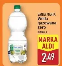 ALDI Woda zero z nutą limonki i mięty Santa Marta oferta