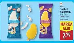 ALDI Sorbet na patyku marakuja Mucci oferta