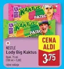 ALDI Lód patec sensei Nestle Kaktus oferta