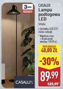 ALDI Lampa podłogowa led Casalux oferta