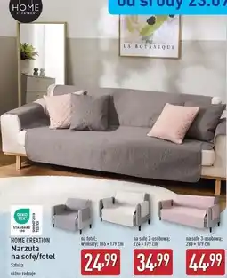 ALDI Narzuta na sofę pikowana 280 x 179 cm Home Creation oferta