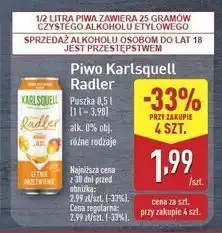 ALDI Piwo mango Karlsquell Radler oferta