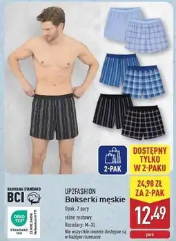 ALDI Bokserki męskie m-xl Up2Fashion oferta