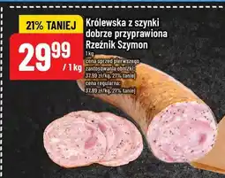 Polomarket Królewska z szynki dobrze przyprawiona Rzeźnik Szymon oferta