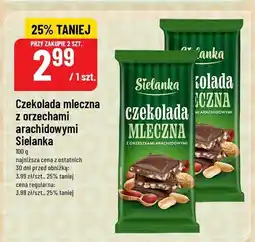 Polomarket Czekolada mleczna z orzechami arachidowymi Sielanka oferta