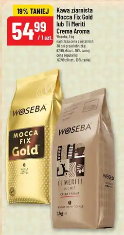 Polomarket Kawa ziarnista Mocca Fix Gold Woseba oferta