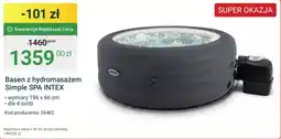 ERLI Basen z hydromasażem Simple SPA INTEX oferta