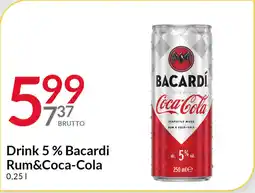 Eurocash Cash & Carry Drink 5% Bacardi Rum&Coca-Cola oferta