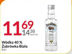 Eurocash Cash & Carry Wódka 40% Żubrówka Biała oferta