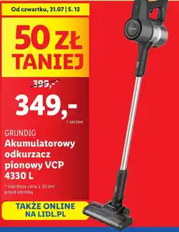 Lidl Akumulatorowy odkurzacz Grundig oferta