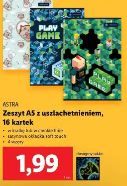 Lidl Zeszyt Astra oferta