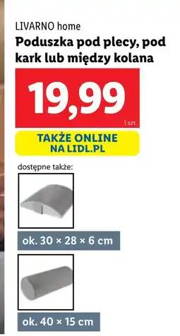 Lidl Poduszka pod kark Livarno oferta