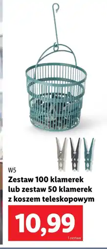 Lidl Zestaw klamerek W5 oferta