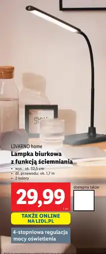 Lidl Lampka Livarno oferta