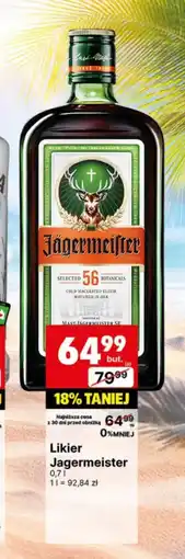 Delikatesy Centrum Likier Jägermeister oferta