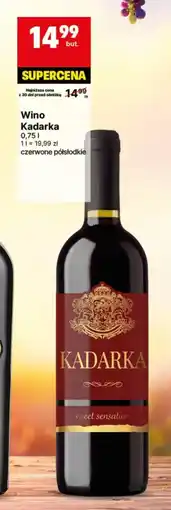 Delikatesy Centrum Wino półsłodkie Kadarka oferta