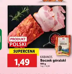 Lidl Boczek Kabanos oferta