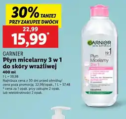Lidl Płyn micelarny Garnier oferta