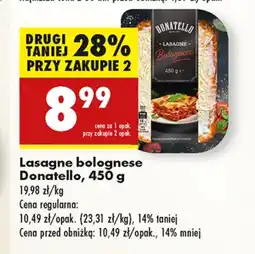 Biedronka Lasagne Donatello oferta