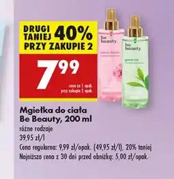 Biedronka Mgiełka do ciała Be Beauty oferta