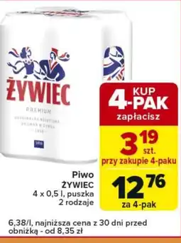 Carrefour Express Piwo Żywiec oferta