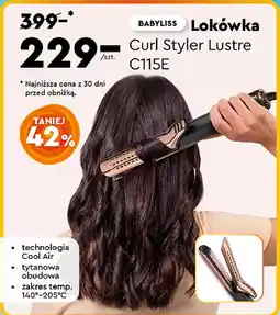 Biedronka BABYLISS Lokówka Curl Styler Lustre C115E oferta