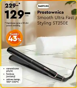 Biedronka BABYLISS Prostownica Smooth Ultra Fast Styling ST250E oferta