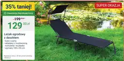 ERLI Leżak ogrodowy z daszkiem oferta